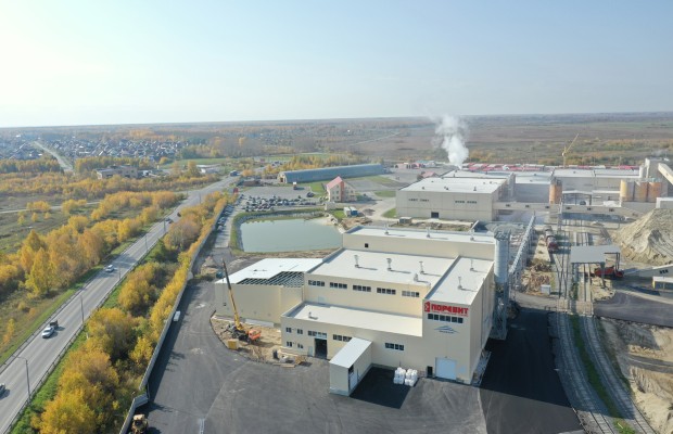 Porevit-Produktionsanlagen in Jalutorowsk
